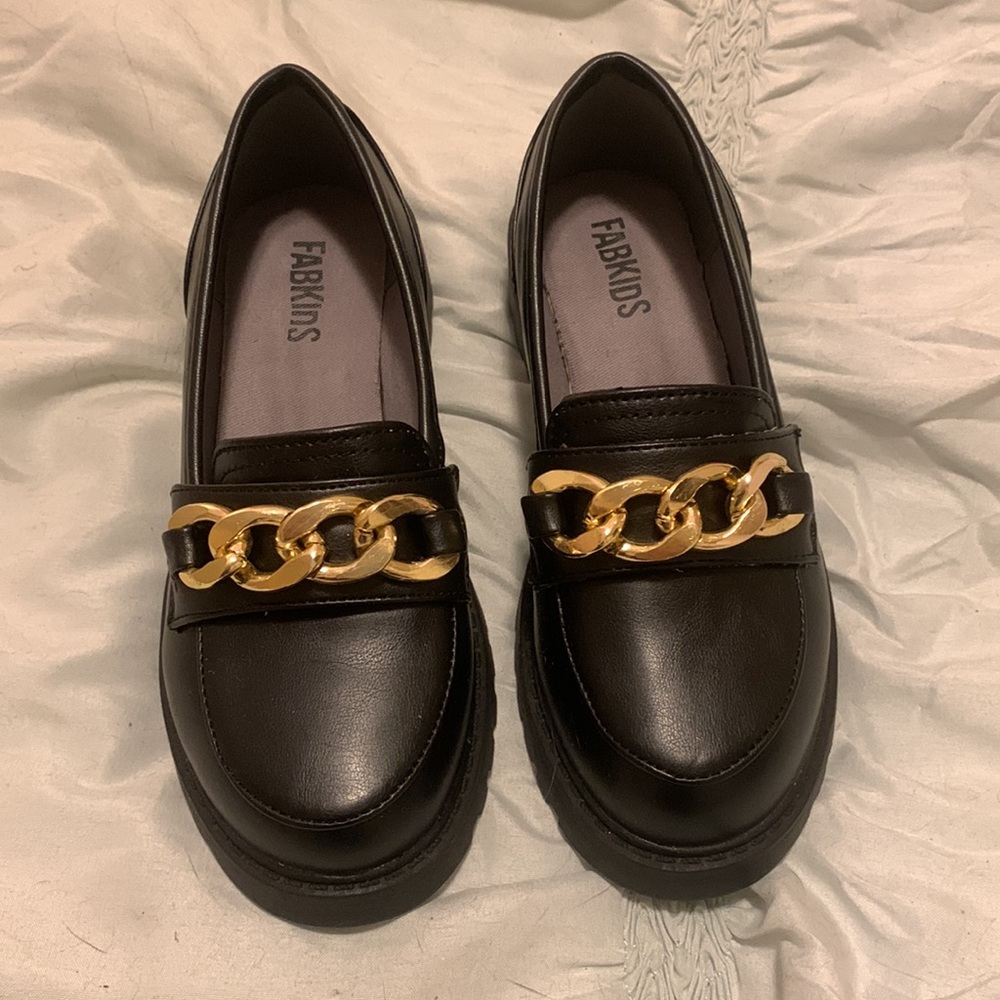 Girls chunky loafers size 13 preschool